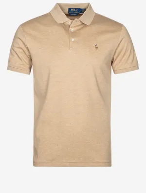 Slim Fit Pima Short sleeve Polo Camel