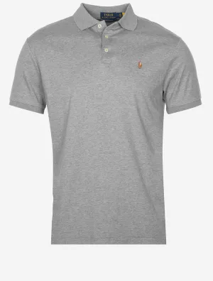 Slim Fit Pima Short Sleeve Polo Grey