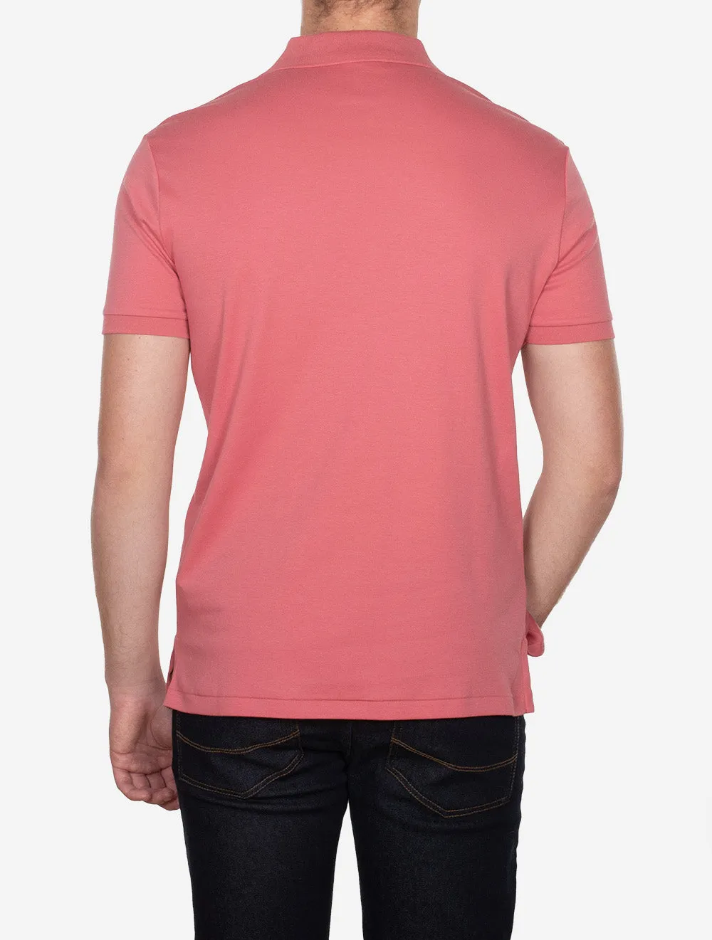 Slim Fit Pima Short sleeve Polo Red