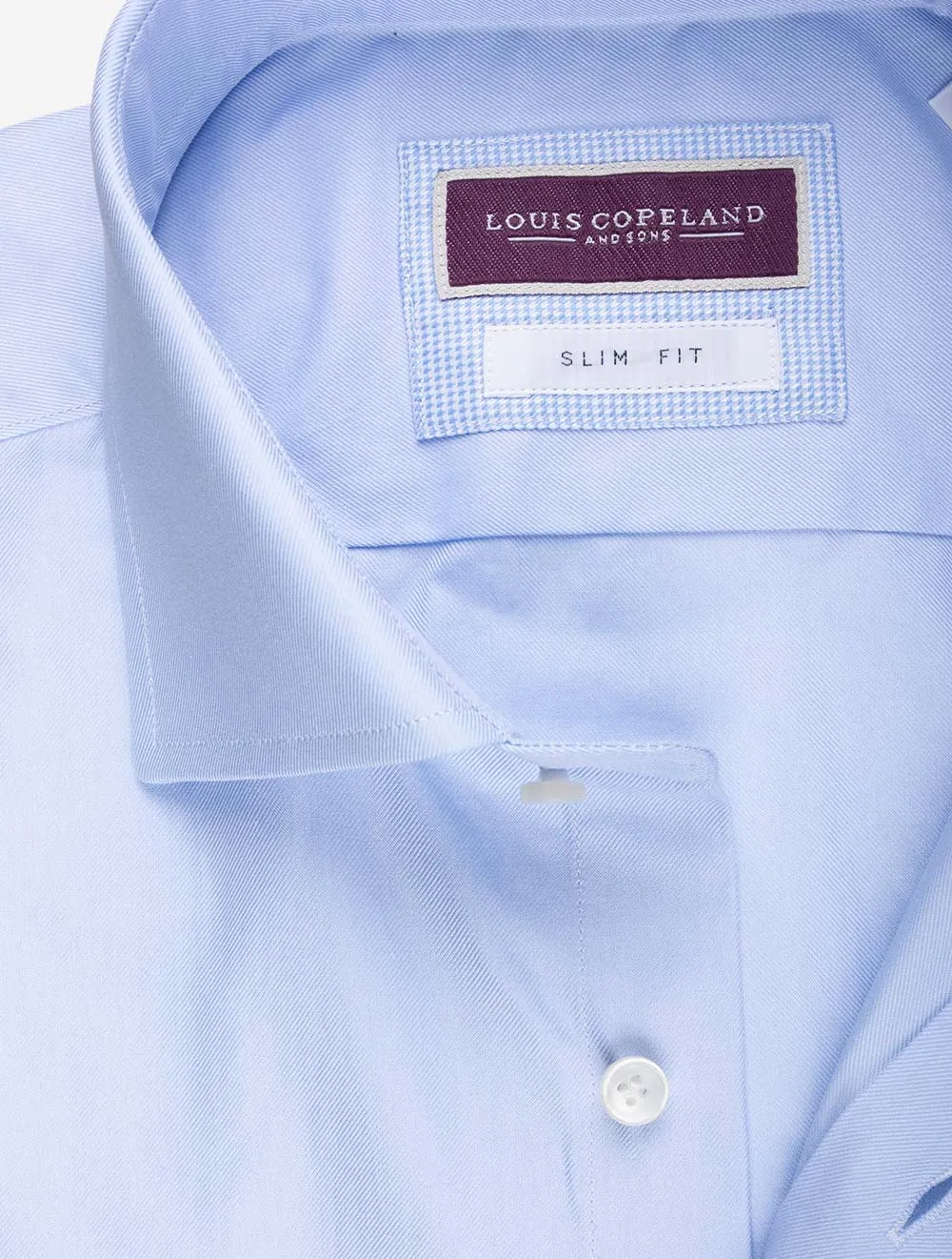 Slim Fit Thomas Mason Blue