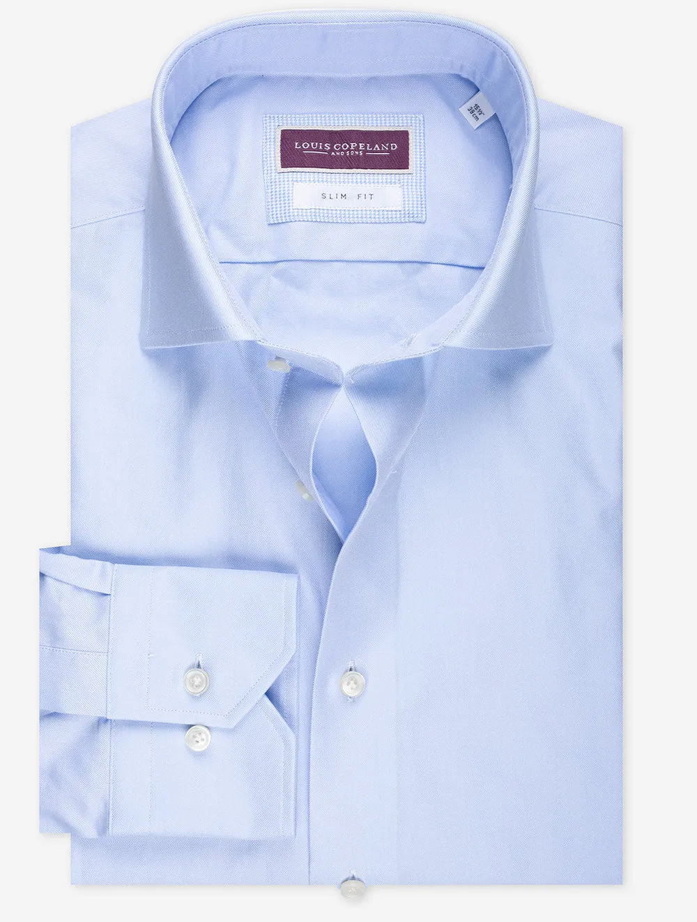 Slim Fit Thomas Mason Blue
