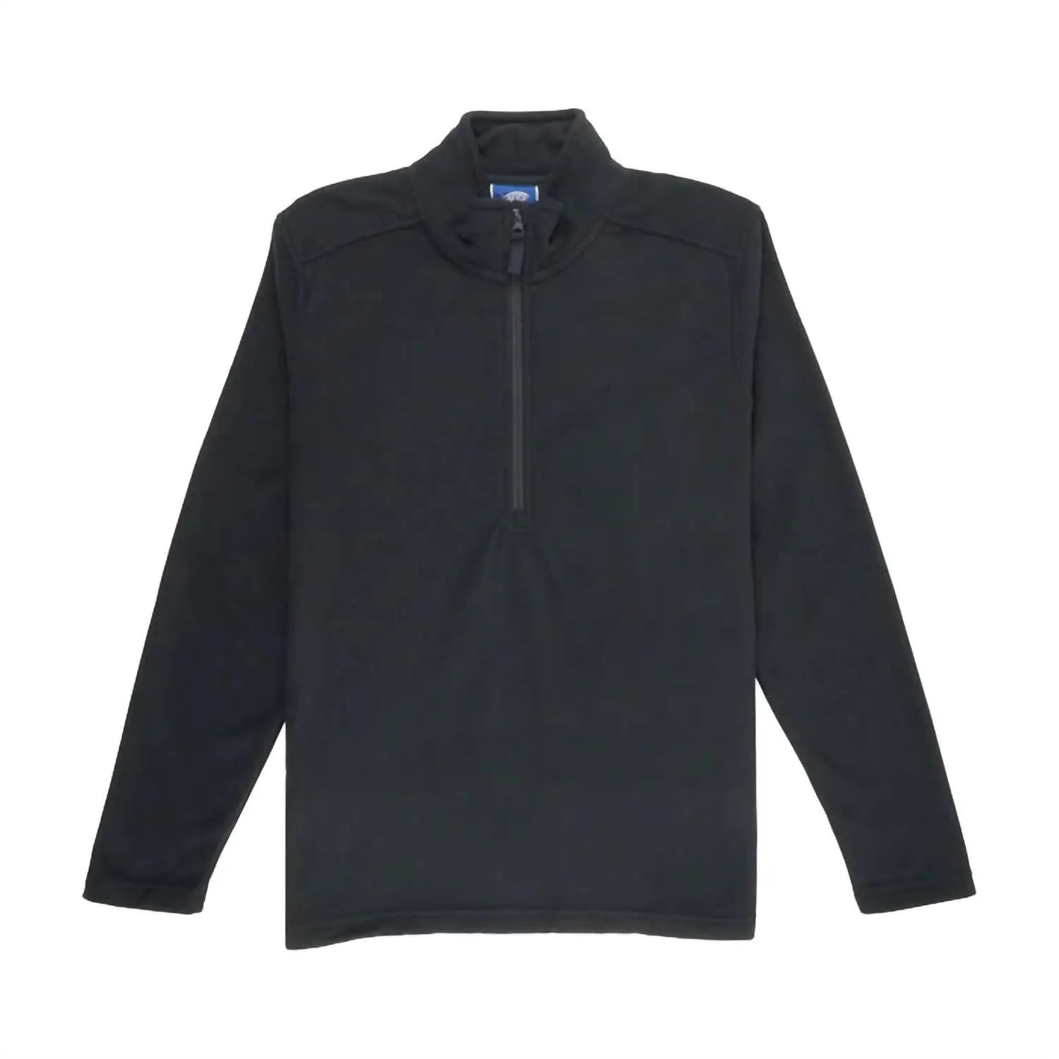 Sundown Fishing 1/4 Zip Fleece Jacket In Black