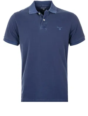 Sunfaded Pique Short Sleeve Rugger Persian Blue