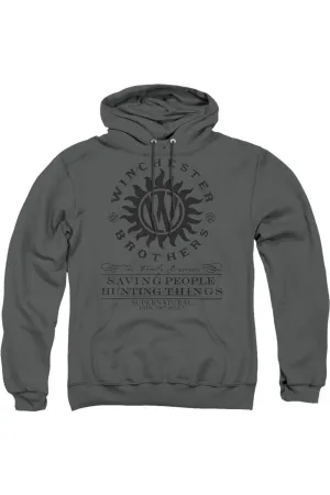 Supernatural Winchester Anti Possession Adult Pull Over Hoodie / Hooded Sweatshirt