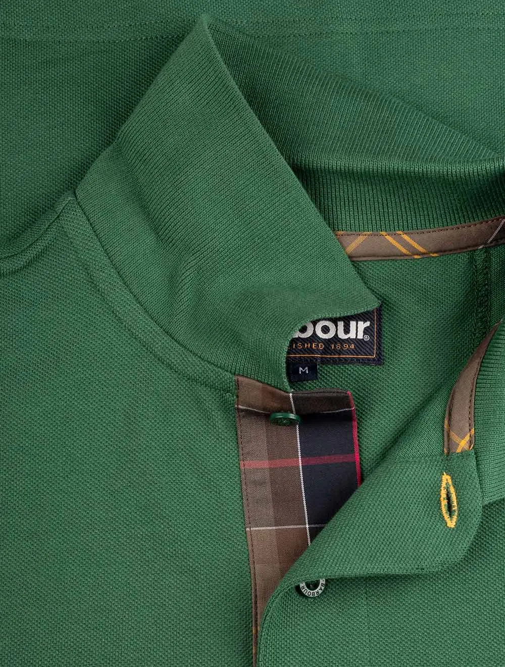 Tartan Pique Polo Racing Green