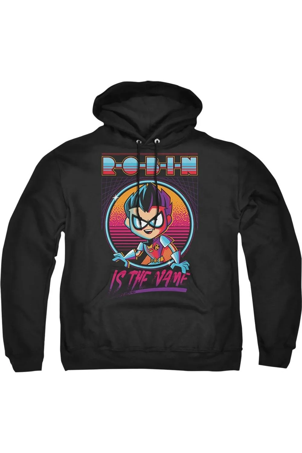 Teen Titans Go To The Movies Robin Adult Pull Over Hoodie / Hooded Sweatshirt