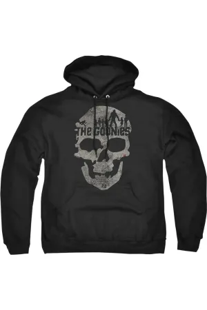 The Goonies Skull 1 Adult Pull Over Hoodie / Hooded Sweatshirt