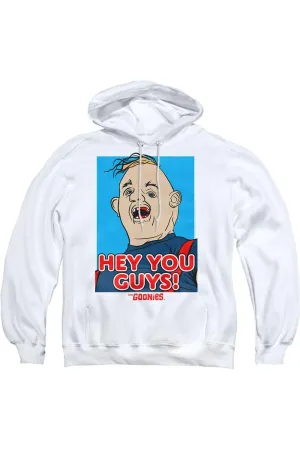 The Goonies Sloth Hey You Guys Adult Pull Over Hoodie / Hooded Sweatshirt