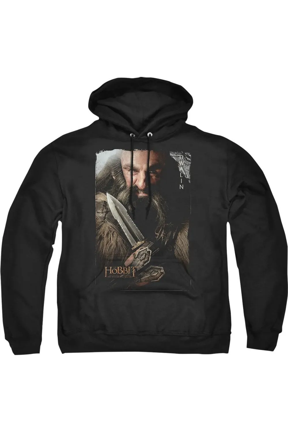 The Hobbit Dwalin Adult Pull Over Hoodie / Hooded Sweatshirt