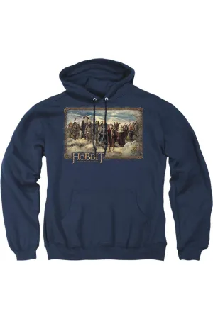 The Hobbit Hobbit & Company Adult Pull Over Hoodie / Hooded Sweatshirt
