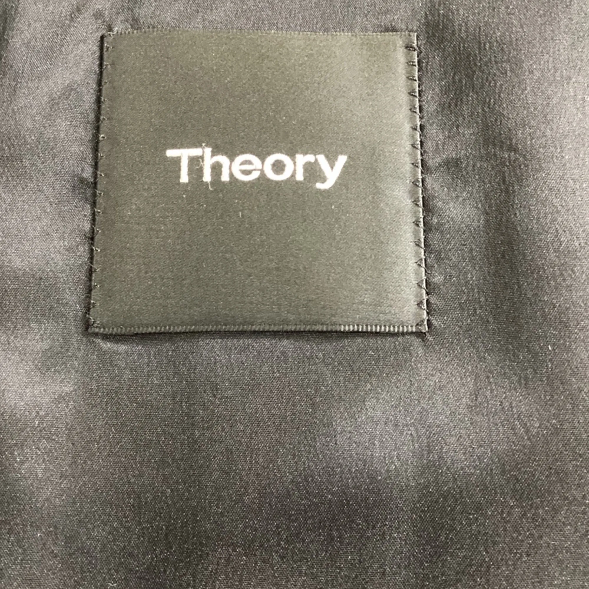 Theory Single-Breasted Blazer in Grey Polyamide