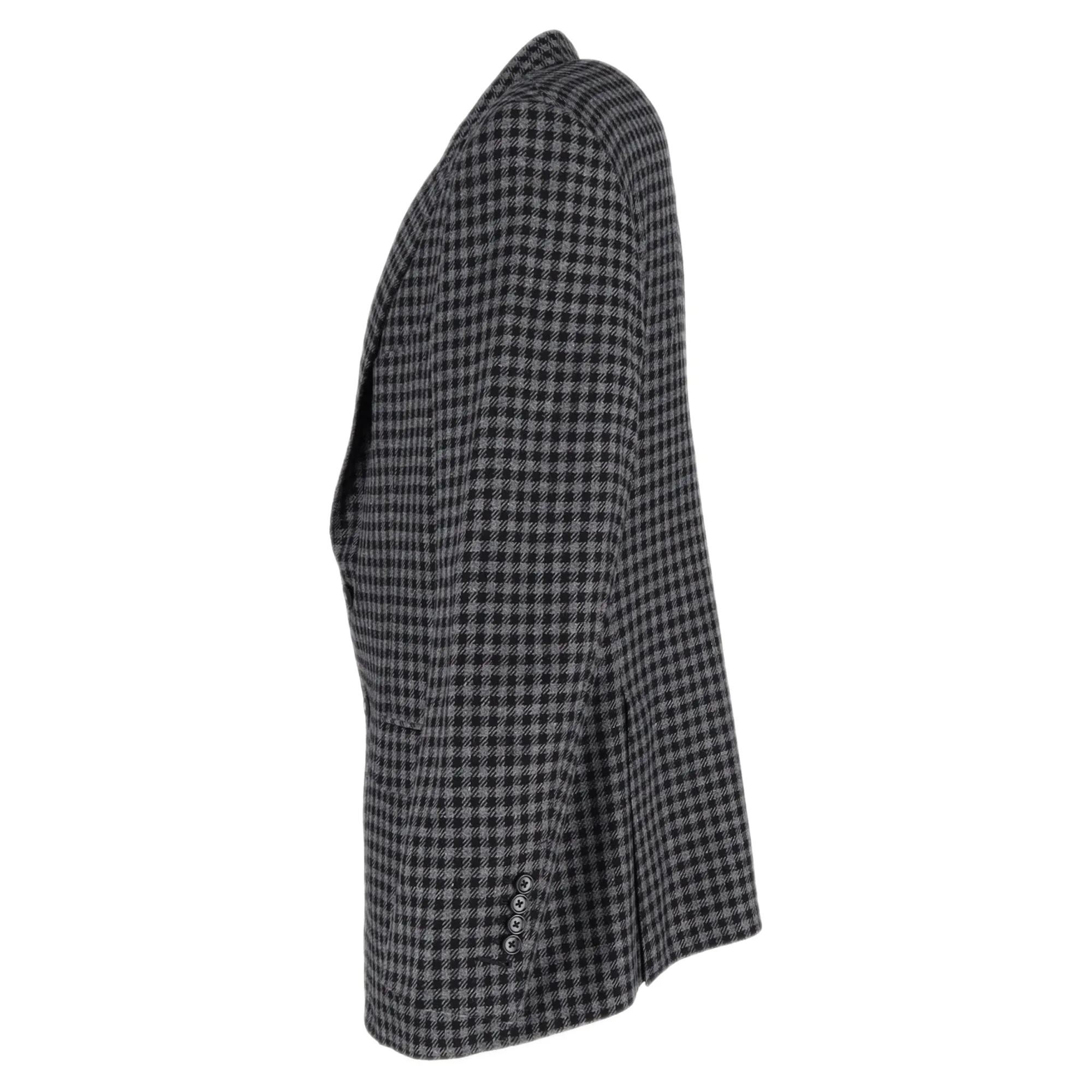 Tom Ford O'Connor Slim-Fit Gingham Suit Jacket in Wool Grey
