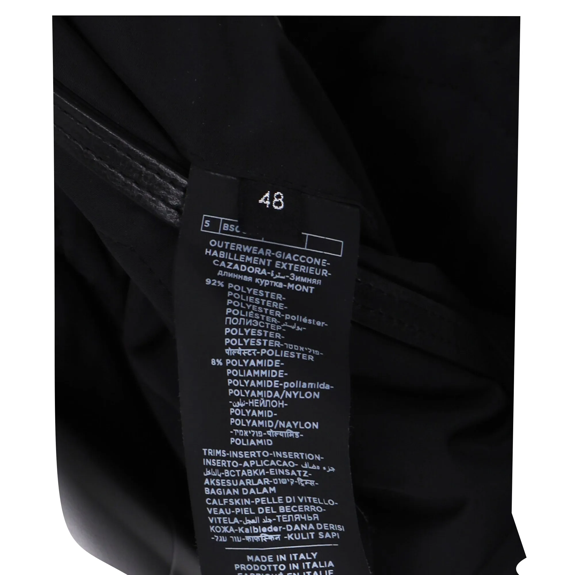 Tom Ford Shear-Trimmed Down Jacket in Black Polyamide