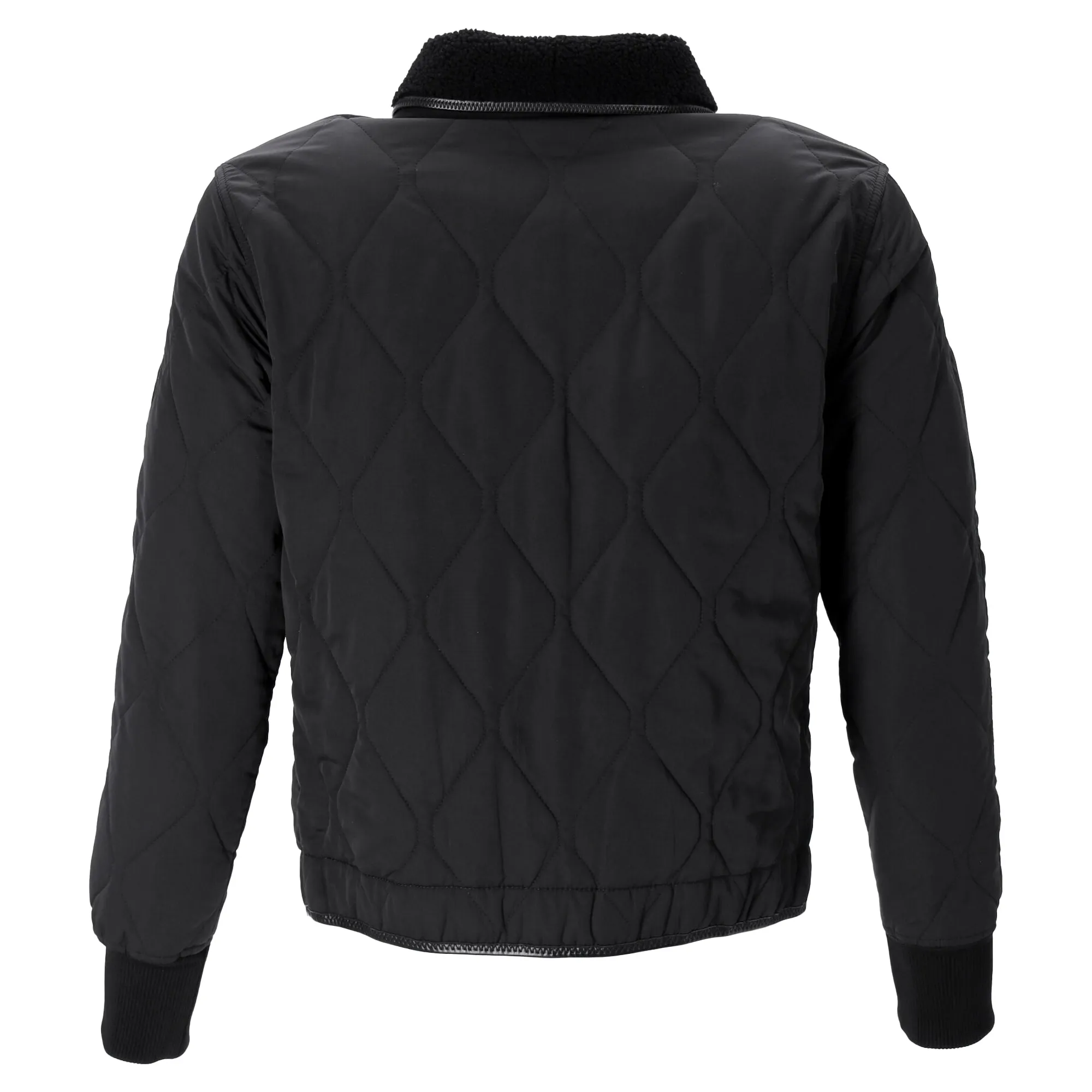 Tom Ford Shear-Trimmed Down Jacket in Black Polyamide