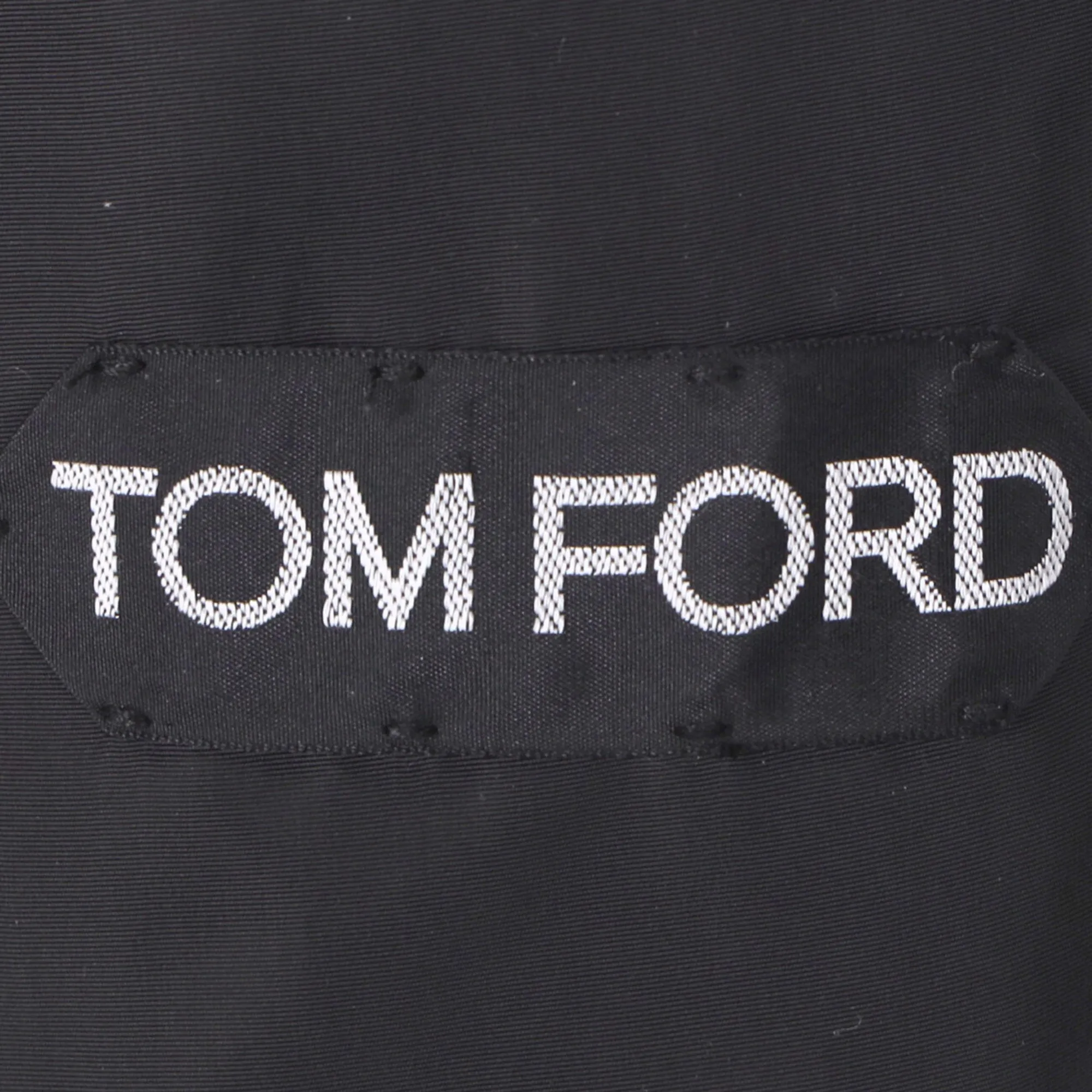 Tom Ford Shear-Trimmed Down Jacket in Black Polyamide