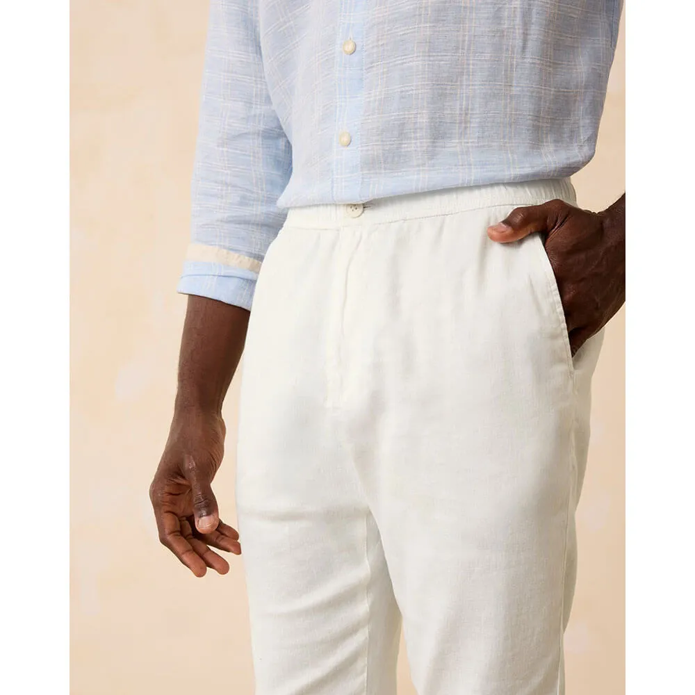 Tommy Bahama Beach Coast Linen Blend Elastic Pull On Pants - Continental* Mens Tommy Bahama
