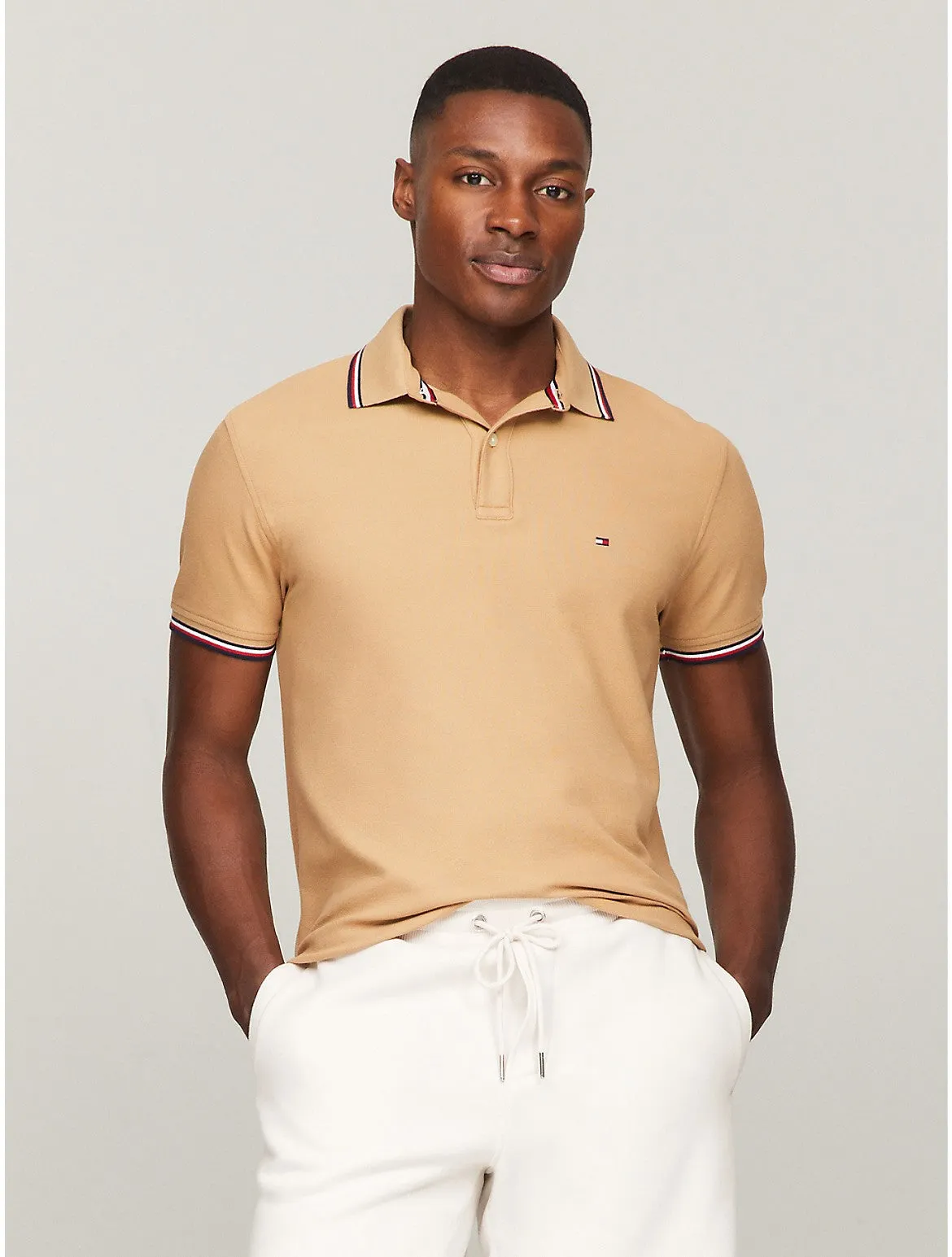 Tommy Hilfiger Men's Regular Fit Tommy Wicking Polo