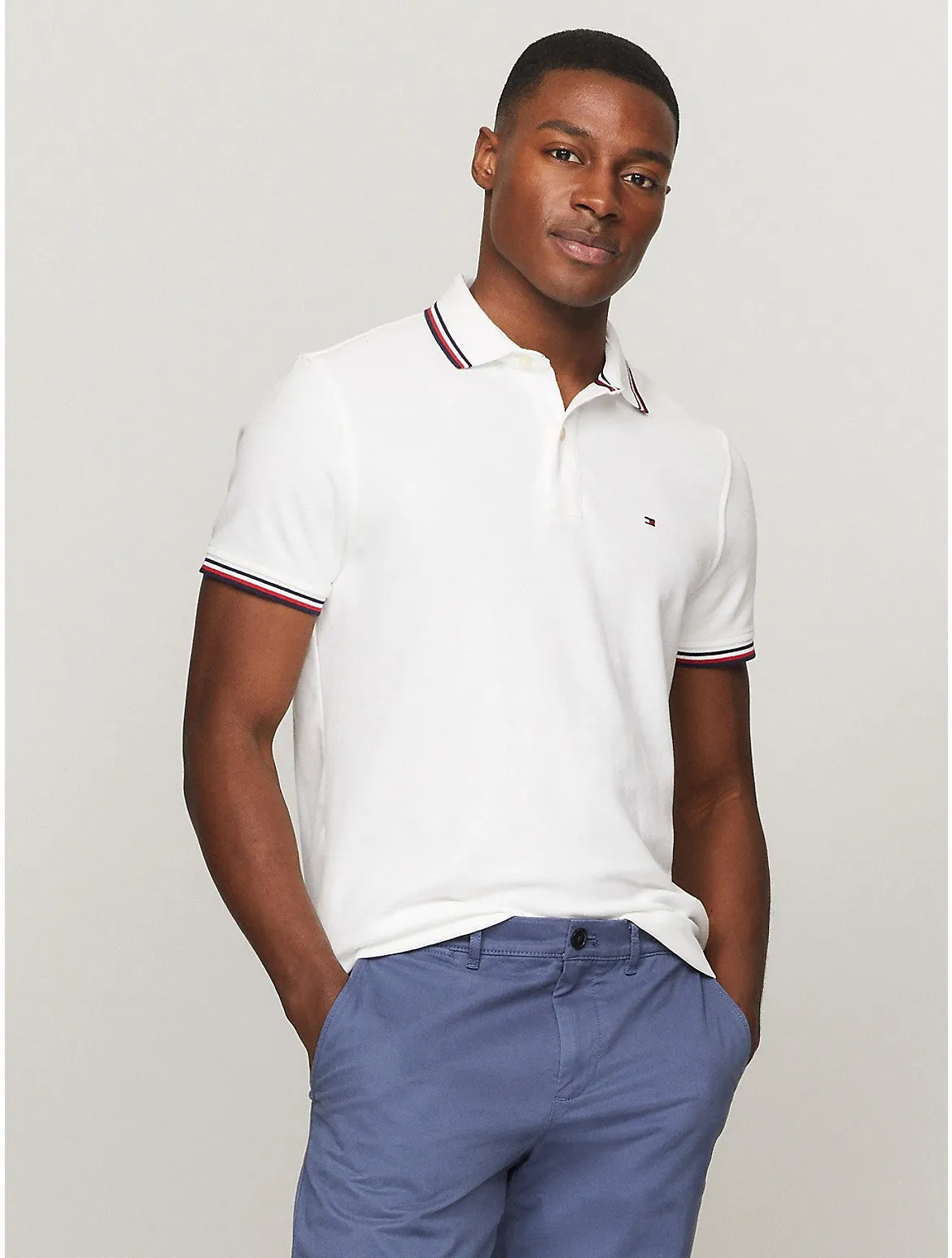 Tommy Hilfiger Men's Regular Fit Tommy Wicking Polo