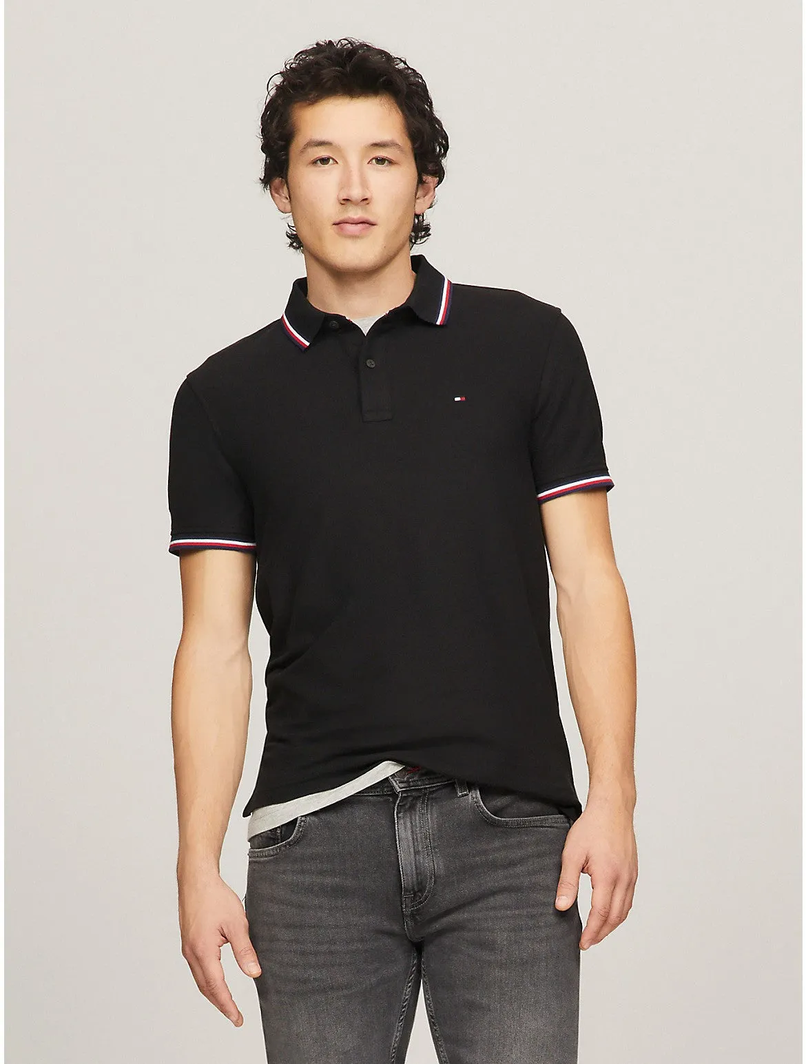 Tommy Hilfiger Men's Regular Fit Tommy Wicking Polo