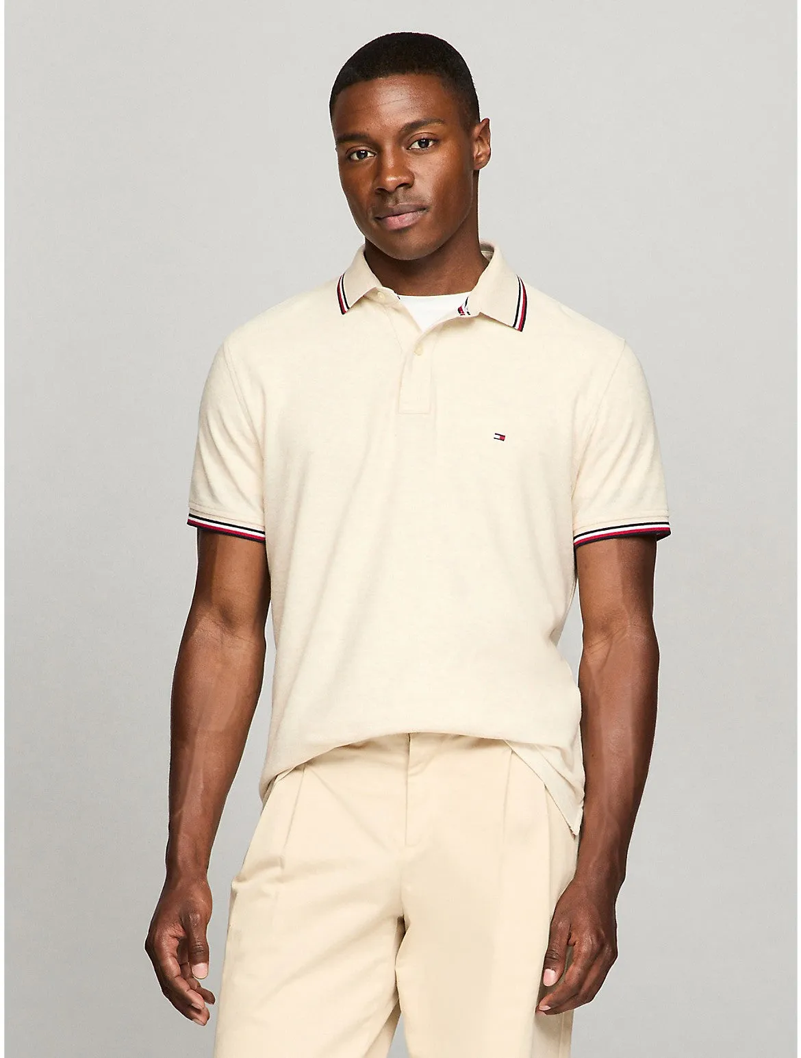 Tommy Hilfiger Men's Regular Fit Tommy Wicking Polo