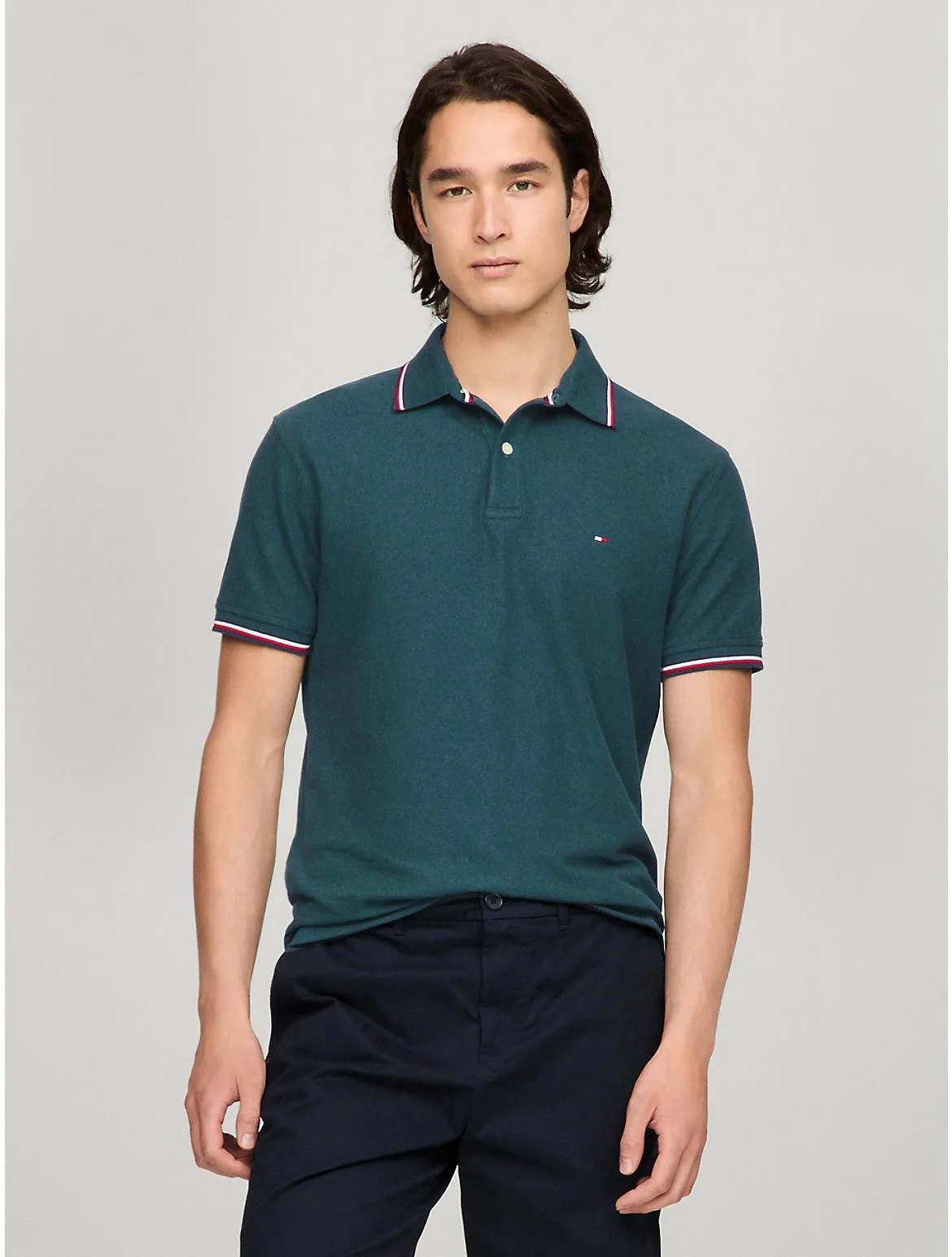 Tommy Hilfiger Men's Regular Fit Tommy Wicking Polo