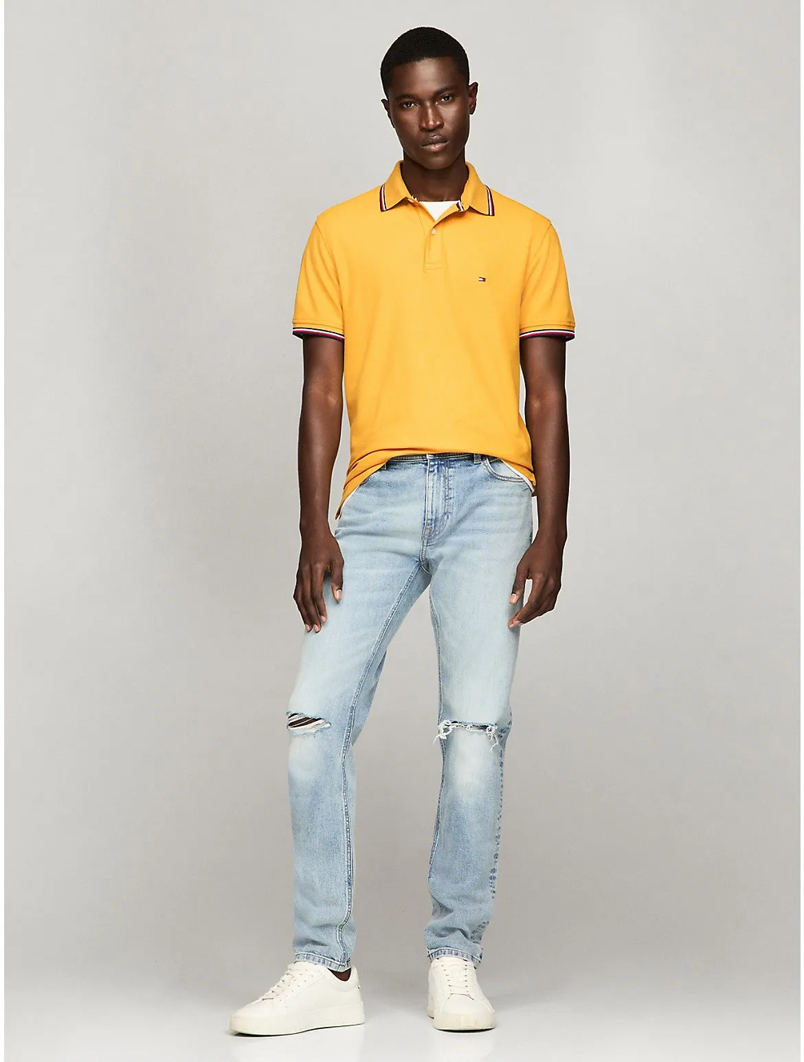 Tommy Hilfiger Men's Regular Fit Tommy Wicking Polo