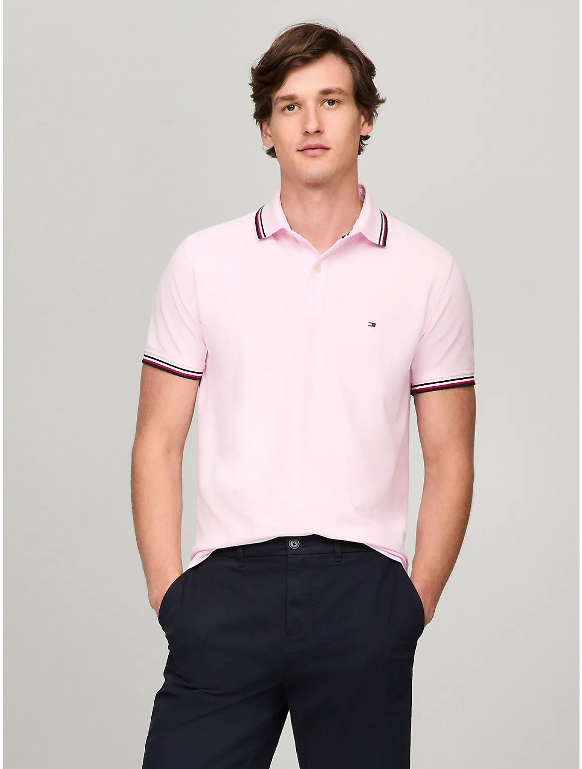 Tommy Hilfiger Men's Regular Fit Tommy Wicking Polo