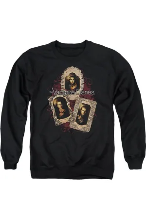 Vampire Diaries Holy Cards Adult Crewneck Sweatshirt