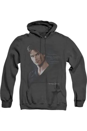 Vampire Diaries Sometimes Adult Heather Hoodie / Hooded Sweatshirt