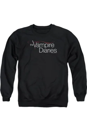 Vampire Diaries Tvd Logo Adult Crewneck Sweatshirt