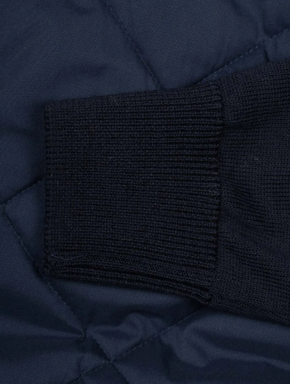 Wool Full Zip Typhoon Knit Navy