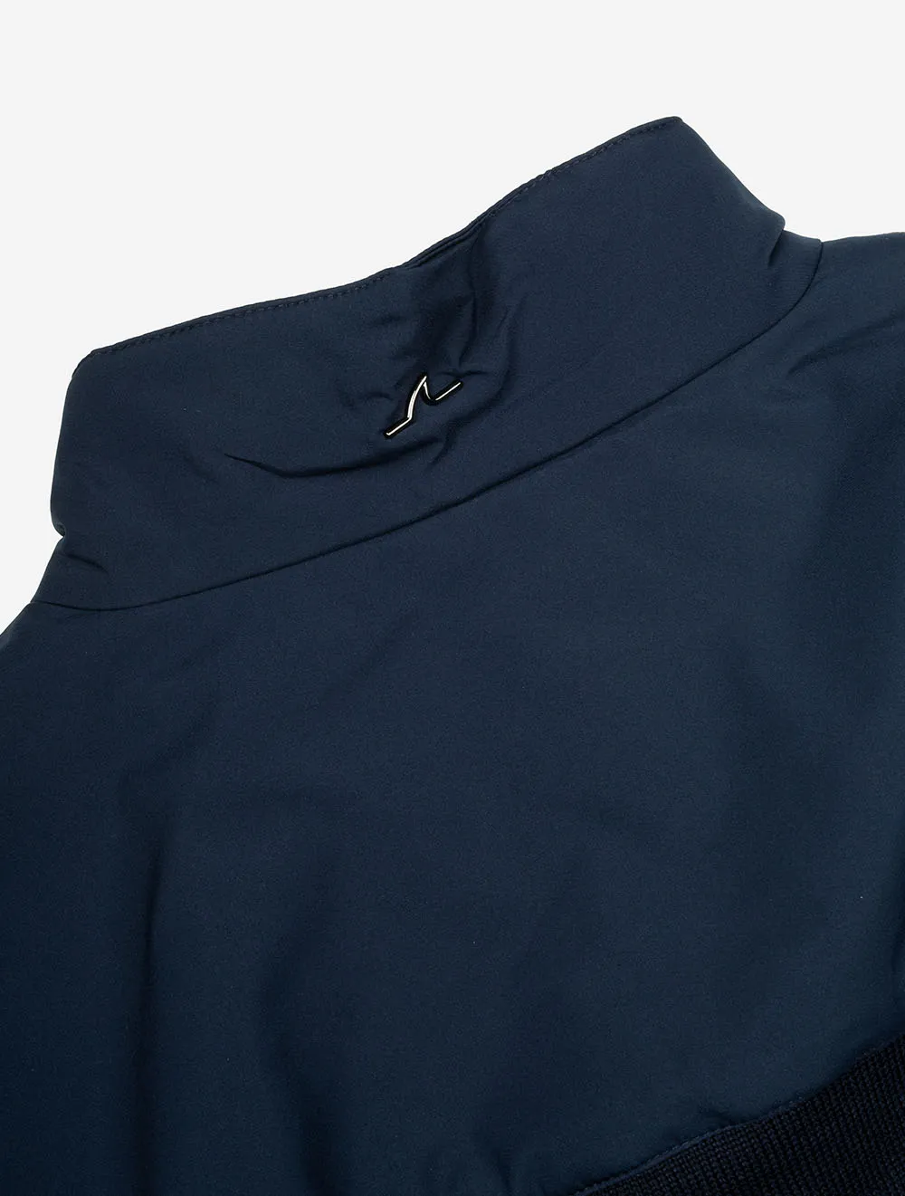 Wool Full Zip Typhoon Knit Navy