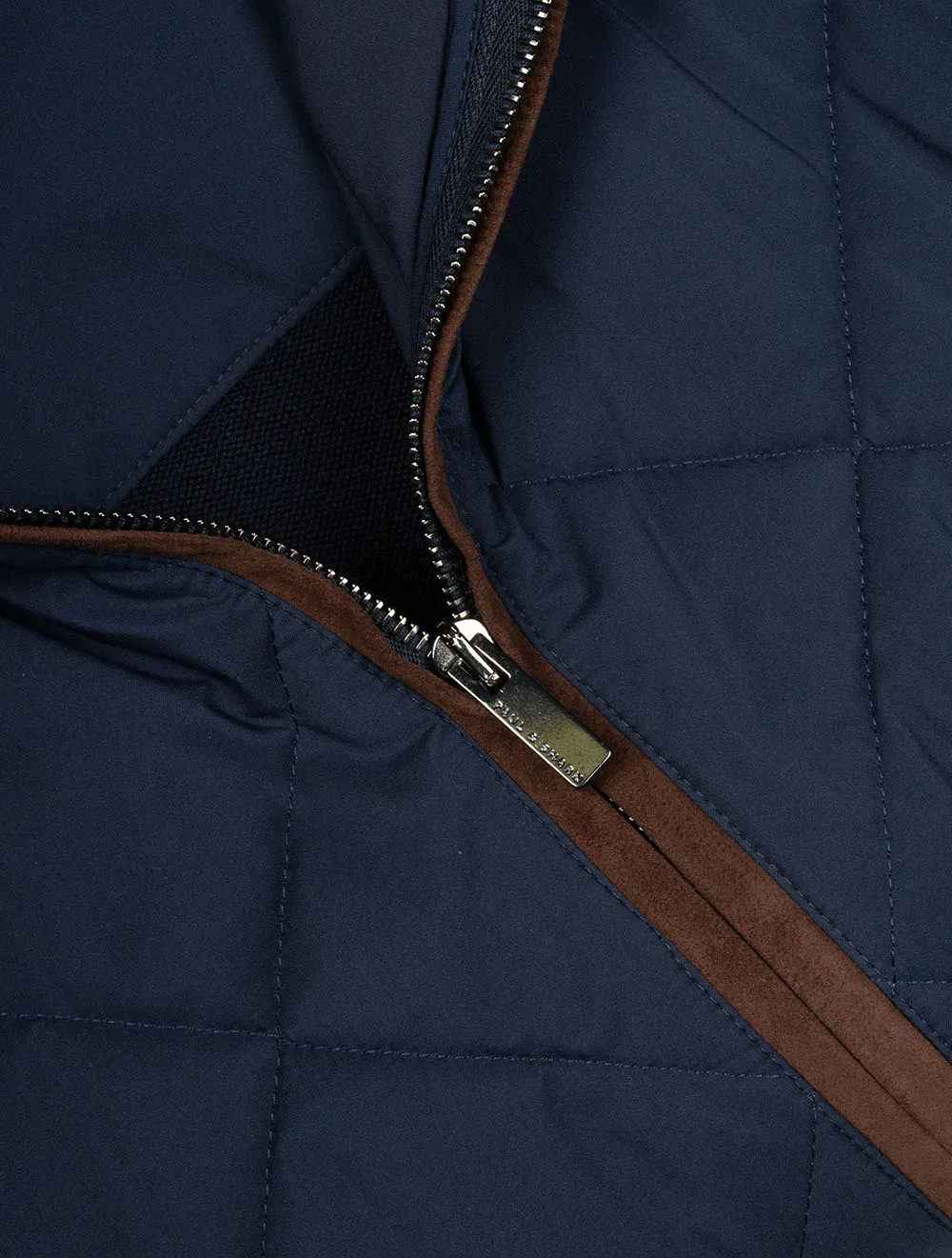 Wool Full Zip Typhoon Knit Navy