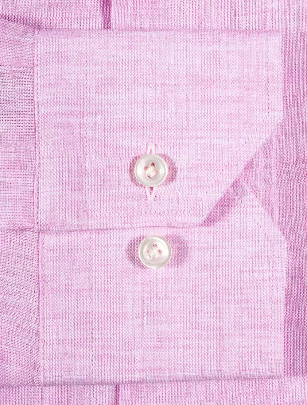 Yukon Linen Slim Fit Shirt Pink